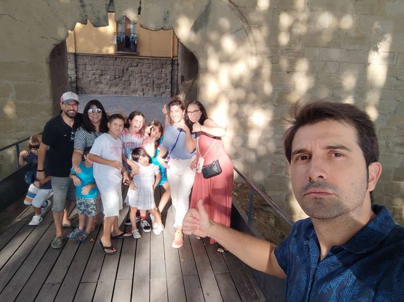 Foto de Los Sáenz al acabar el juego