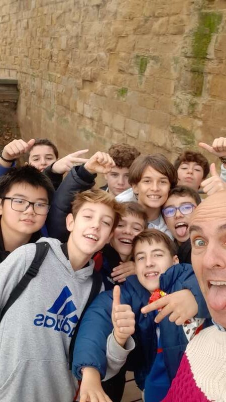 Foto de Logrosianos al acabar el juego