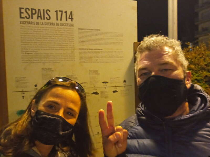 Foto de Jordi & Silvi al acabar el juego