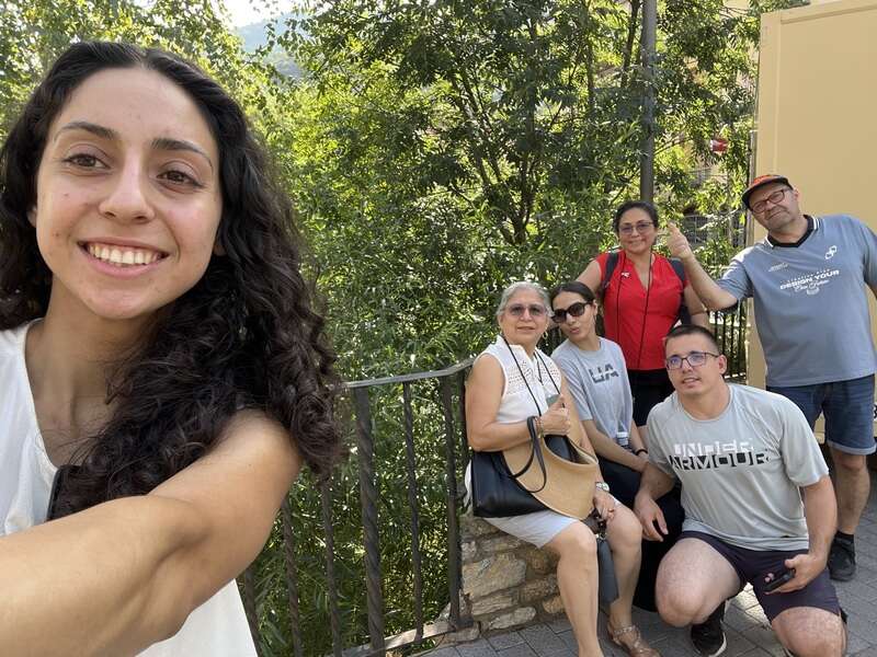 Foto de Familia Morte Martínez y Arjona y Maqueda al acabar el juego