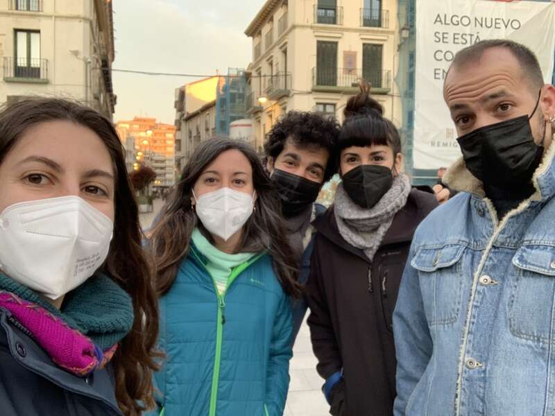 Foto de Los Koda al acabar el juego