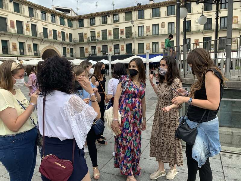 Foto de Marieta viva la novia  al acabar el juego