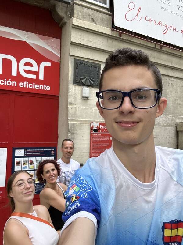 Foto de Gómez al acabar el juego