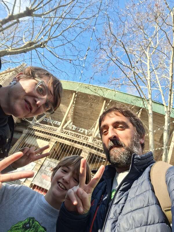 Foto de Leti luki y mig al acabar el juego